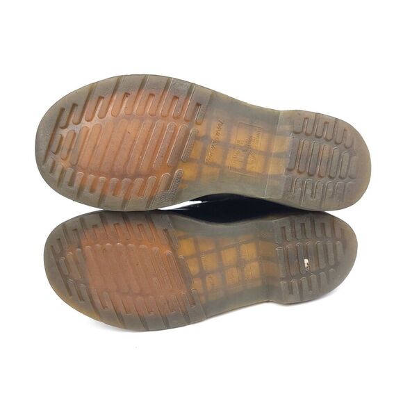 DR. MARTENS 1460 Black Smooth Leather Workwear Grunge Goth Combat Boots Punk 7 - Picture 5 of 10